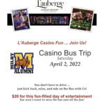Casino Bus Trip 4/2/2022